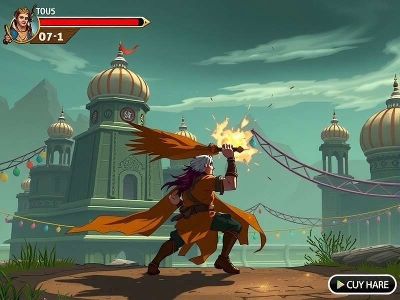 Gush Guardian gameplay screenshot showing character combat